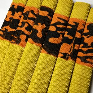 Yellow/Orange Octopus Camo Cricket Bat Grips